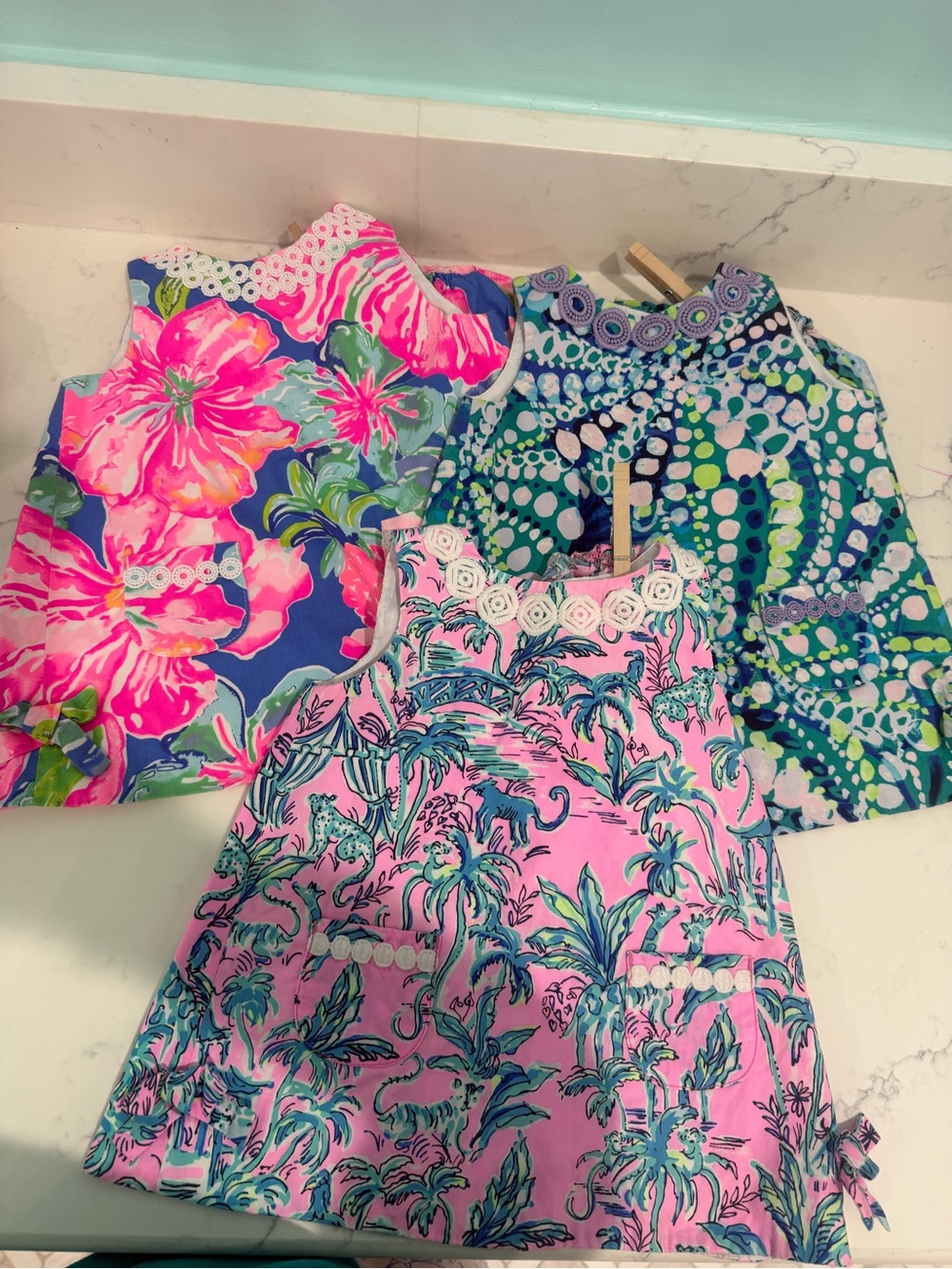 Lilly Pulitzer 12-18 months dress with bloomers set of 3 EUC